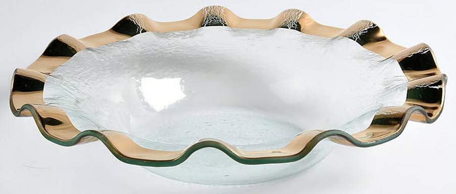 Annieglass  13' serving bowl