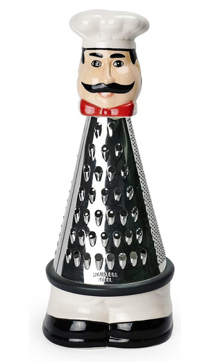 RSVP International Endurance 8 oz. Conical Grater - Fine, Medium, & Coarse Grating Surfaces