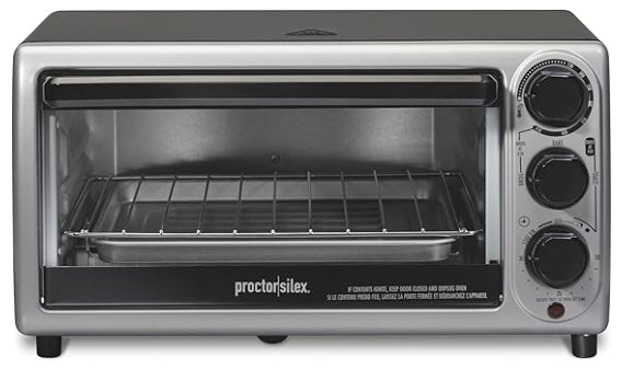 Proctor Silex 31122 Modern Toaster Oven, Black — Kitchen Clique