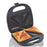 Hamilton Beach Sandwich Maker 25430G: Nonstick Griddle, Breakfast & Grilled Cheese, 820W, Black