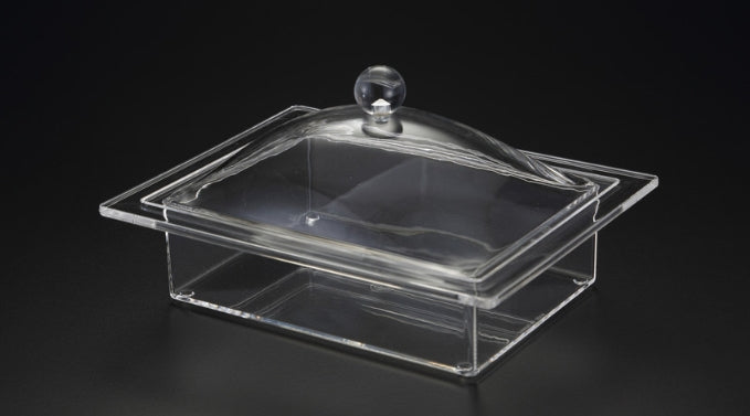 Huang Acrylic RECTANGLE TRAY W/ COVER