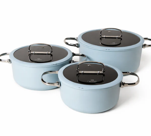 CasaBella Non-Stick Aluminum 3 Pot Cookware Set