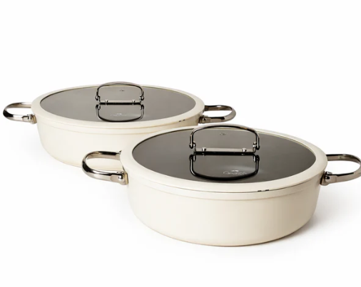Casa Bella Non-Stick Aluminum Sauté Pan Set