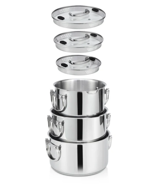 Casa Bella Stainless Steel Cookware Set