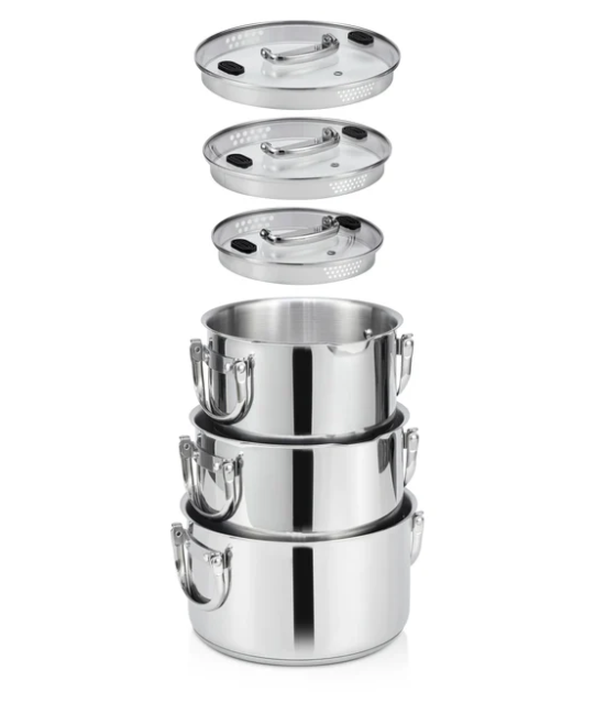 Casa Bella Stainless Steel Cookware Set