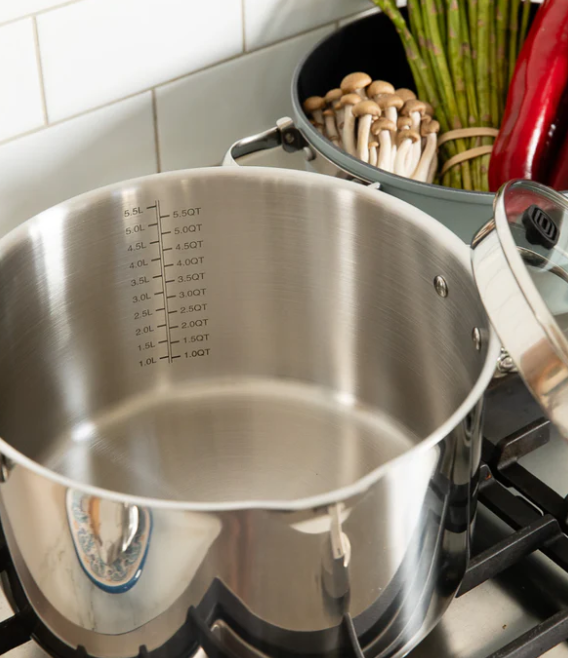 Casa Bella Stainless Steel Cookware Set