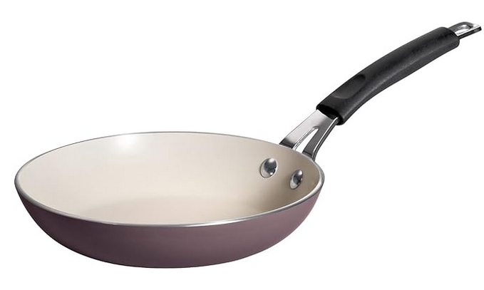 Tramontina 80151/065DS Style Simple Cooking Heavy-Gauge Aluminum, PFOA-free Nonstick Fry Pan, 8-Inch, Plum, Made in USA