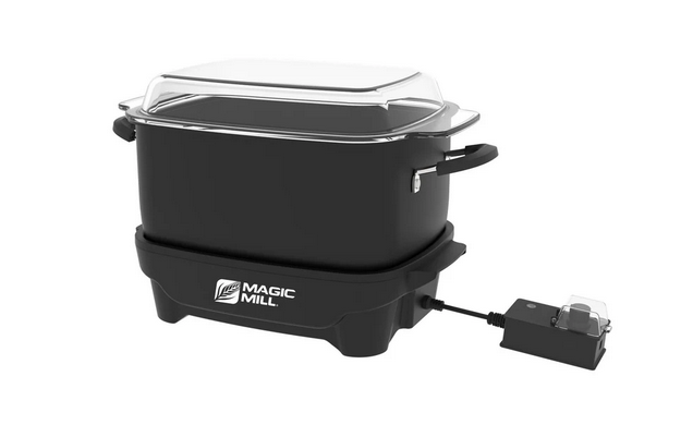 Magic Mill Deluxe Flat Top Slow Cooker