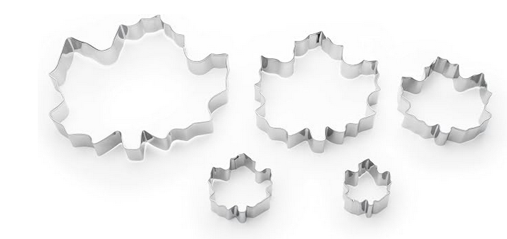 Fox Run, 1 x 2.75 x 2.75 inches, Cookie Cutter Set