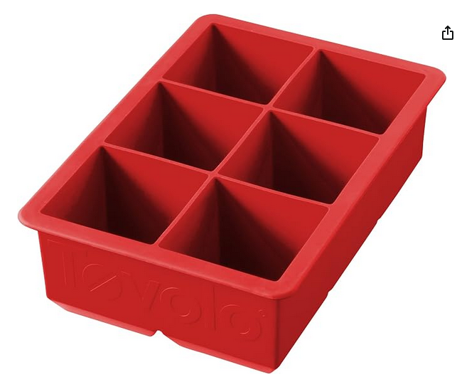 Tovolo Spring  Silicone King Cube Ice Tray,