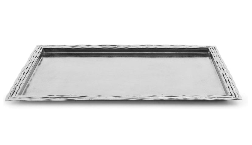 Michael Aram Mirage Large Stainless steel Serving Tray
