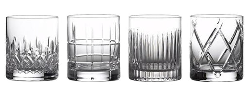 Waterford Short Stories Double Old Fashioned, Set of 4 Mixed