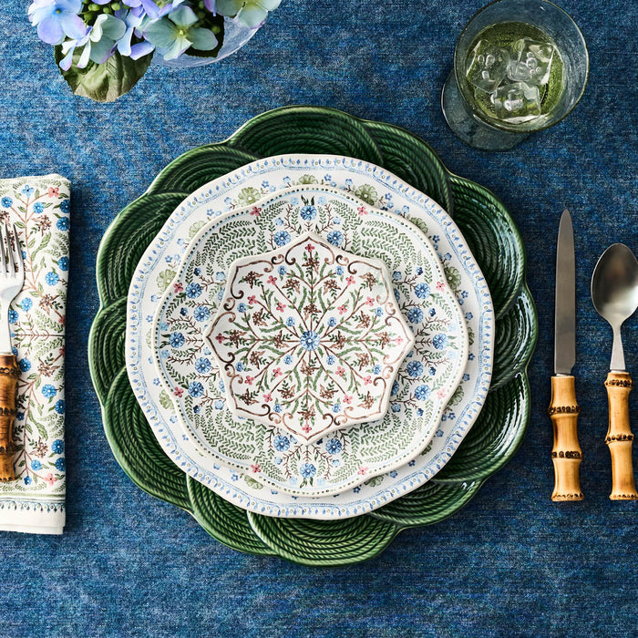 Juliska Villa Seville Scalloped Side/Cocktail Plate - Chambray, Set of 4