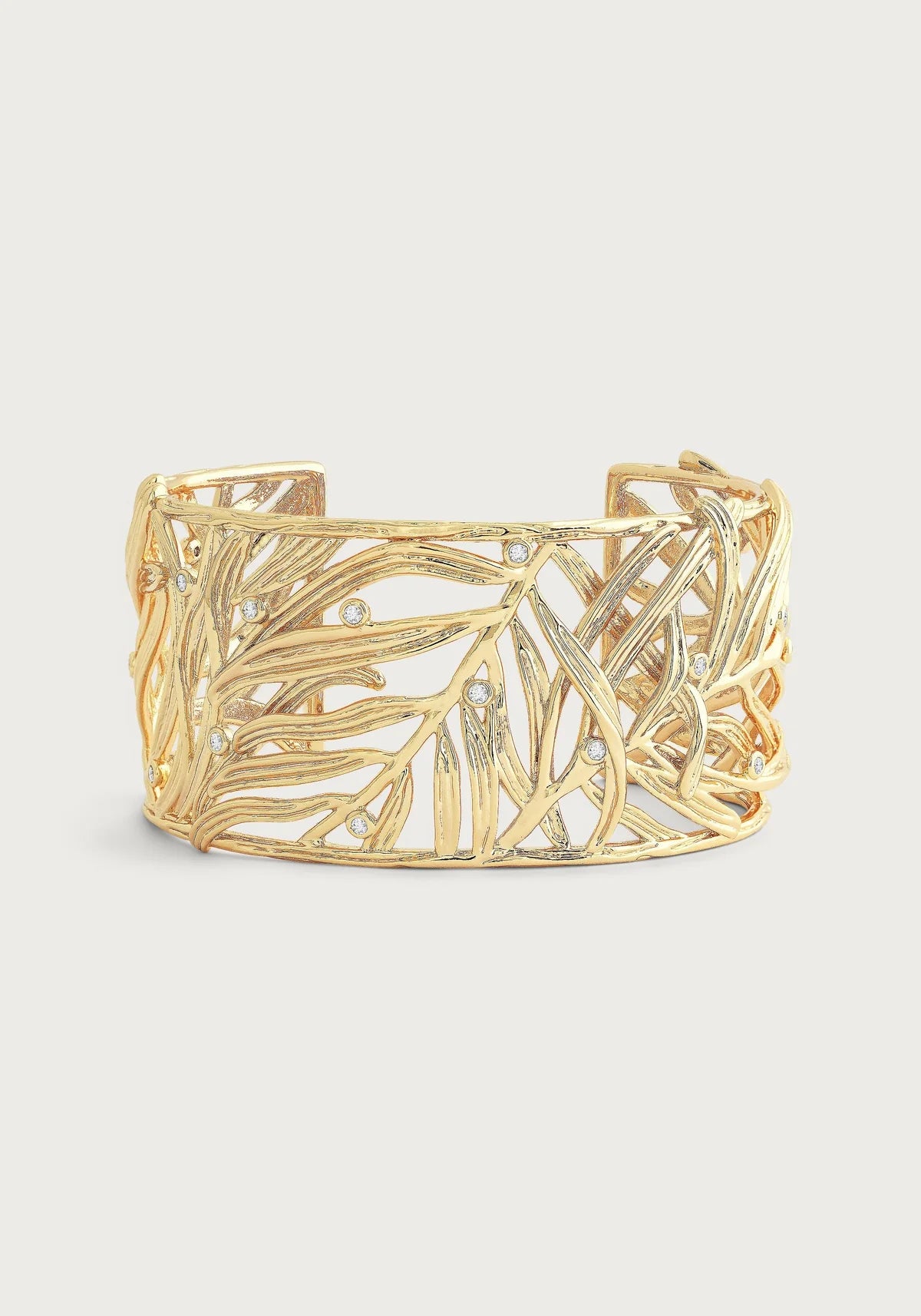 Anabel Aram Palm Leaves Cuff