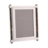 Addison Ross Faux Tortoiseshell & Silver Pillar Picture Frame