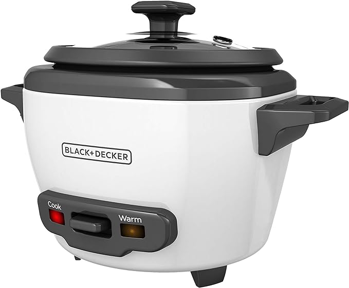 BLACK+DECKER 3-Cup Rice Cooker (1.5-cup Uncooked Rice)
