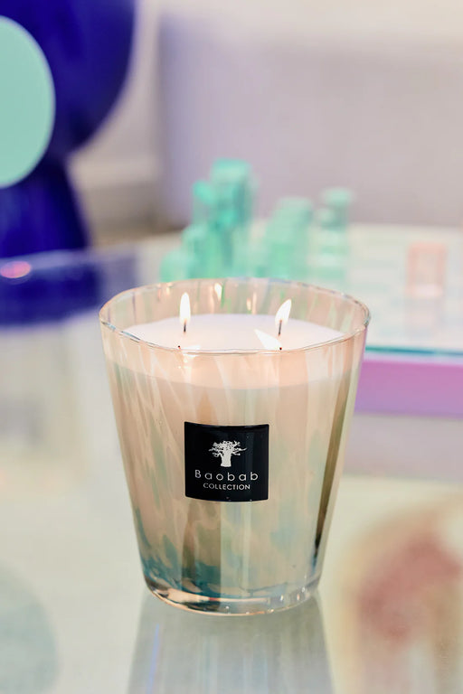 Baobab Collection Candle Pearls White