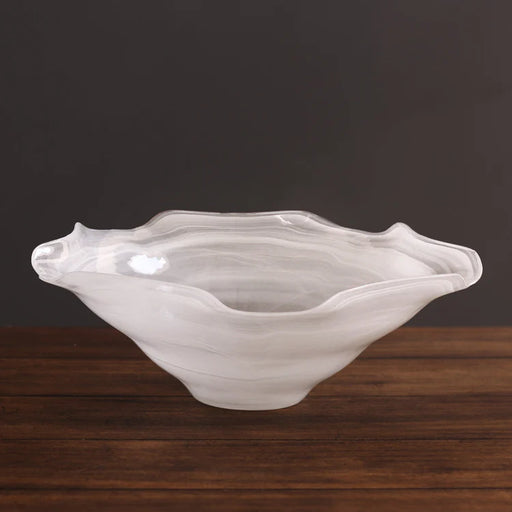 Beatriz Ball Glass Alabaster Wave Bowl