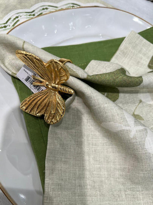 Bodrum Butterfly Napkin Rings, Set/4