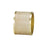 Bodrum Luster Napkin Rings, Gold, Set/4