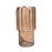 BT Shalom Glass Vase with Wide Stripe at Top