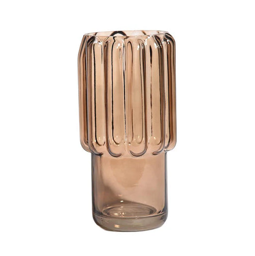 BT Shalom Glass Vase with Wide Stripe at Top