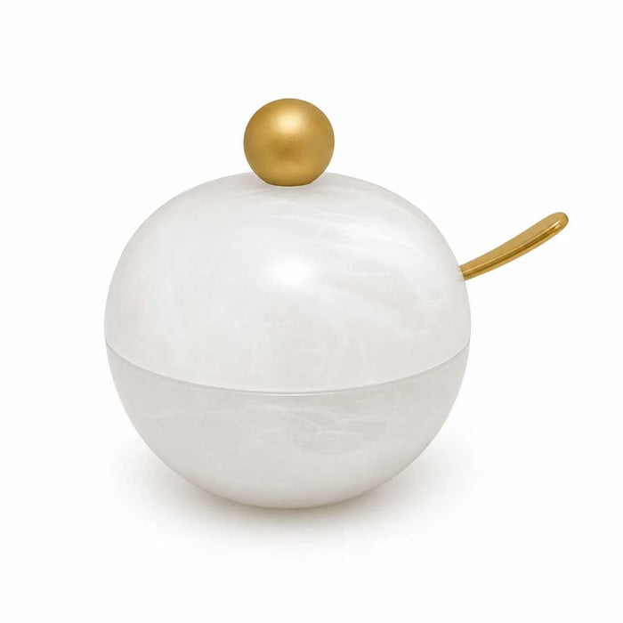 BT Shalom Resin Snow Drift Honey Dish