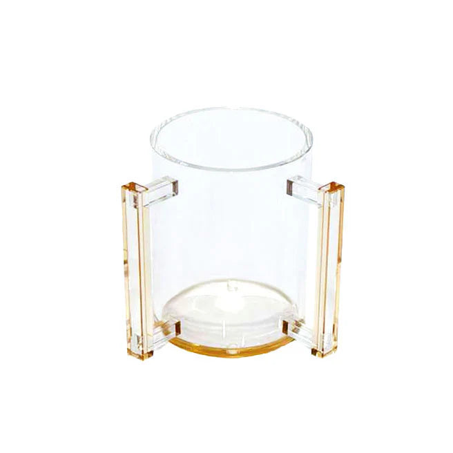 BT Shalom Amber Lucite Wash Cup