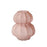 BT Shalom Frosted Double Gourd Glass Vase