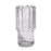 BT Shalom Glass Vase with Wide Stripe at Top