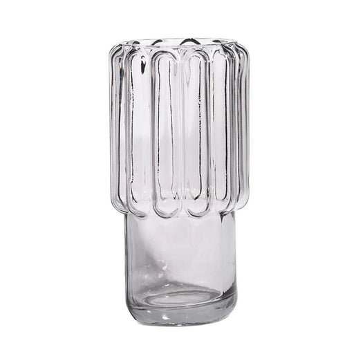 BT Shalom Glass Vase with Wide Stripe at Top
