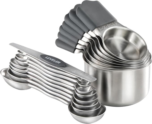 Cangshan ARTASTE 16 pc Set Stainless Steel Measuring Cups and Spoons