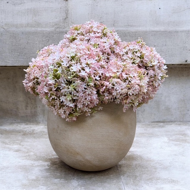 CDI Soft Pink Ball in Beige Gold Pot