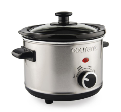 Courant 1.6 Quart Slow Cooker Stainless Steel