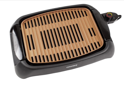 Courant Indoor Smokeless Grill with Copper Coat