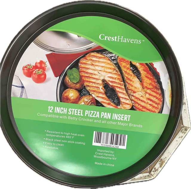 Crest Havens 12 inch Steel Pizza Pan Insert (For Betty Crocker)