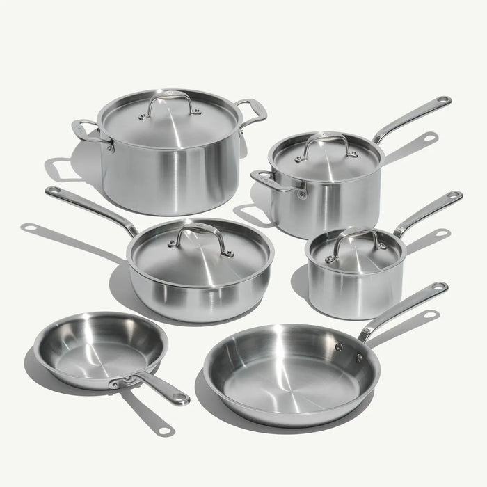 Made In Cookware 10PC Stainless Clad Cookware Set