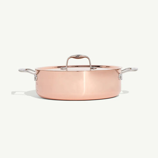 Made In Cookware Copper 5.2 qt. Rondeau with Lid