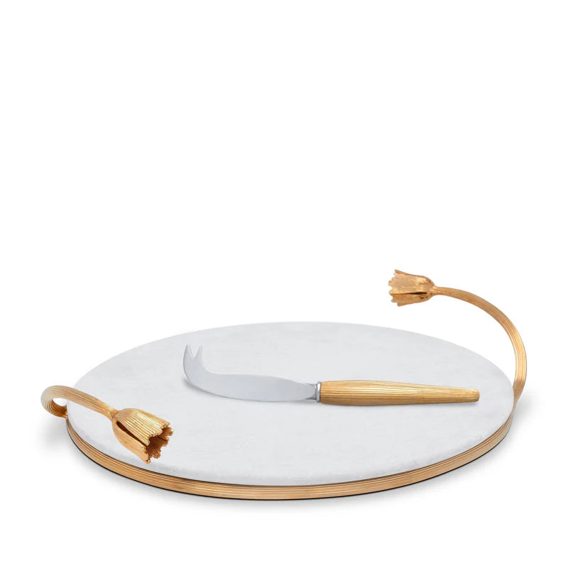 L'Objet Deco Leaves Cheese Serving Set