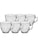 Duralex Le Gigogne Clear Glass Mug, Set/6