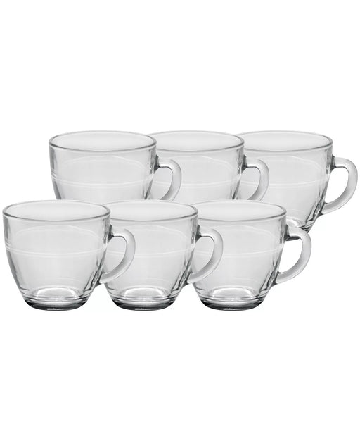 Duralex Le Gigogne Clear Glass Mug, Set/6