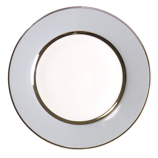 Royal Limoges Mak Grey Platinum Plates