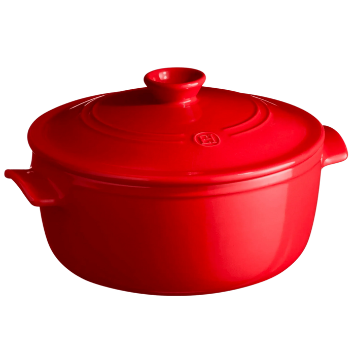 Emile Henry Round Dutch Oven Stew Pot, 4.2 qt