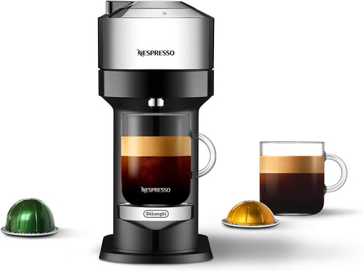 Nespresso ENV120C Vertuo Next Coffee and Espresso Machine by De'Longhi, Chrome