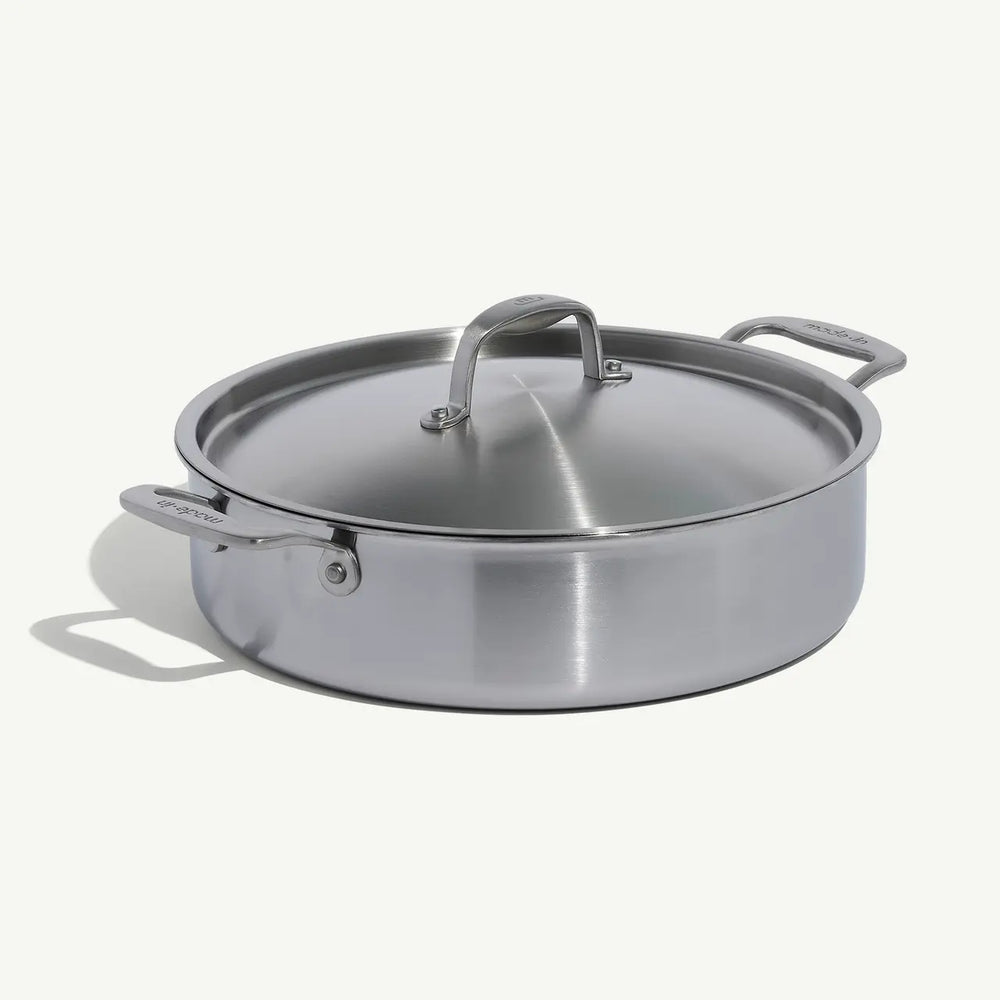 Made In Cookware Stainless Clad Rondeau with Lid