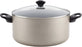 Farberware Covered Stock Pot 10.5 Qt. Nonstick, Champagne