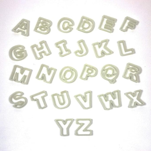 Fat Daddios Nylon Alphabet Cookie Cutter Set