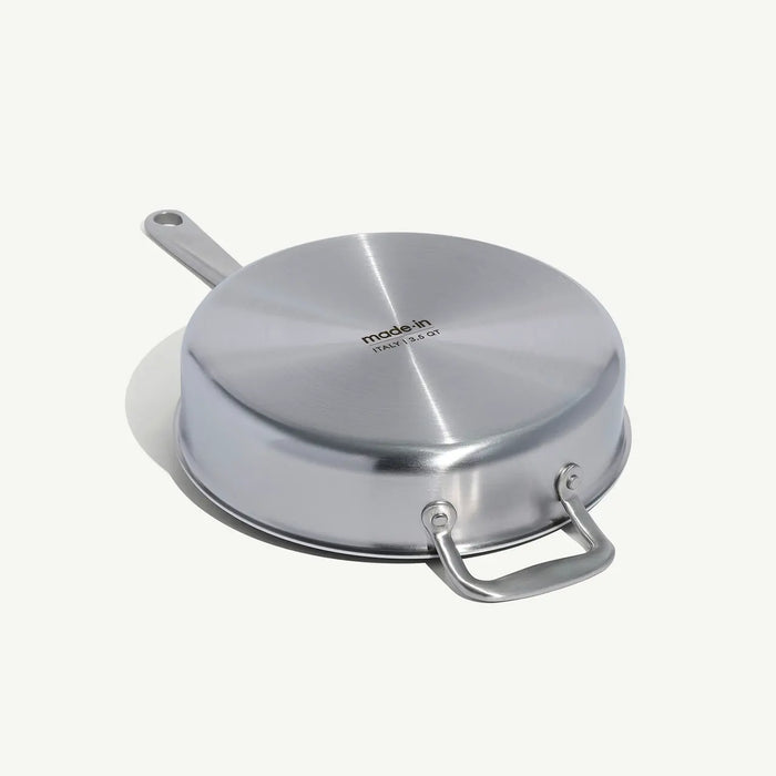 Made In Cookware CeramiClad™ 3.5 qt. Non-stick Saute Pan with Lid, Sand