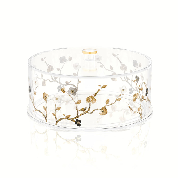 Feldart Ornate Garden Cake Holder with Dome