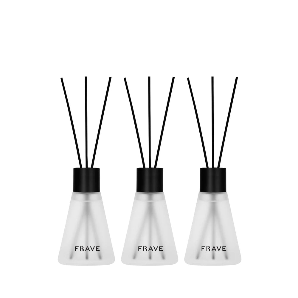 Frave Home Threefold Reed Diffuser Kit- 3 x 50ml Mini Diffusers